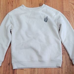 Target Cream Sweatshirt with Orange Print